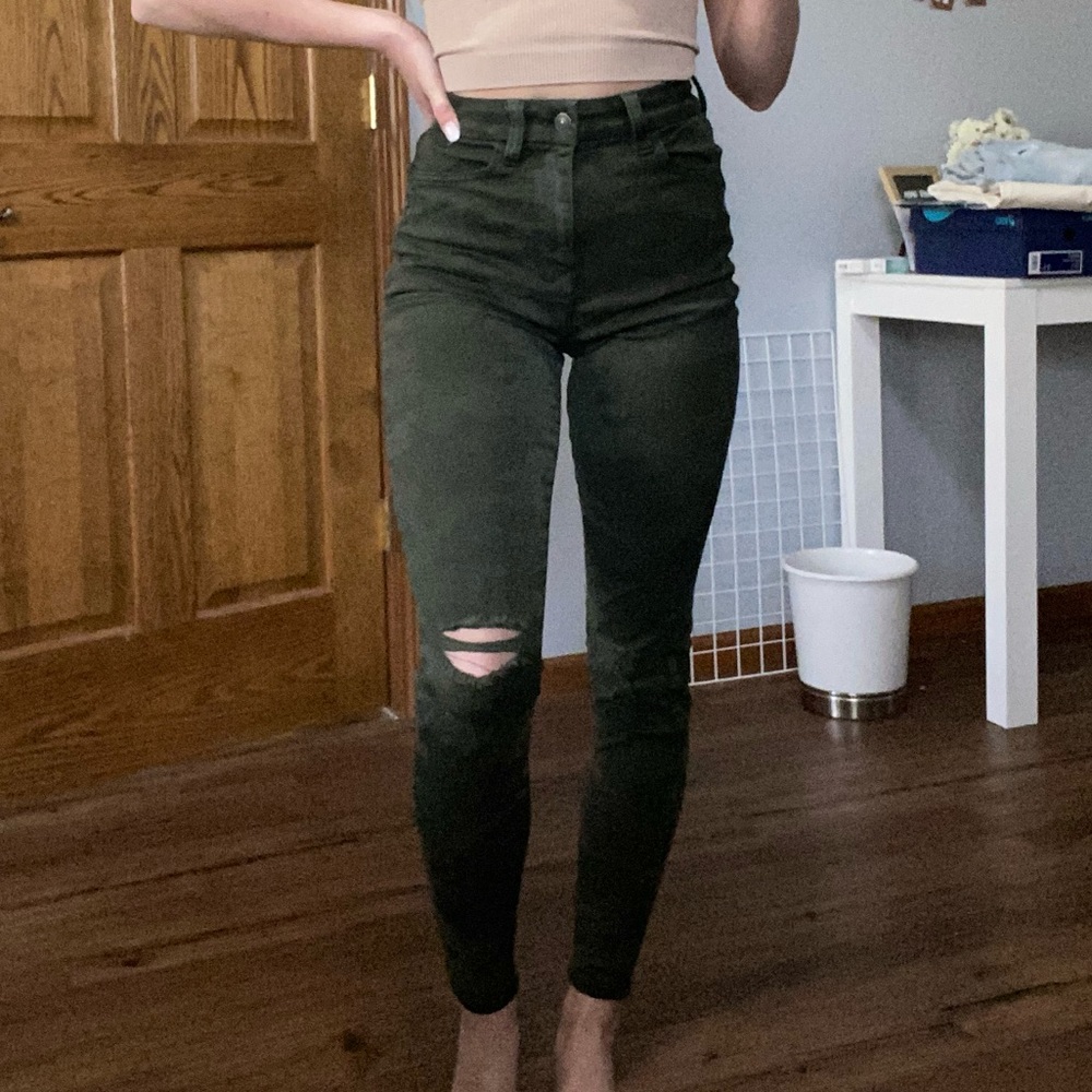 AE Camo Skinny Jeans